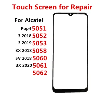 Сенсорный Экран Для Alcatel 3 3X5V 5051 5052 5053 5058 5060 5061 5062 ЖК-Дисплей Переднее Стекло Внешняя Панель Ремонт Запасные Части
