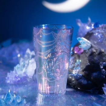 Серия Flower Knows Moonlight Mermaid Градиентного цвета, чашки для холодной воды, 450 мл, Подарочная текстура, Рельефная скульптура 15