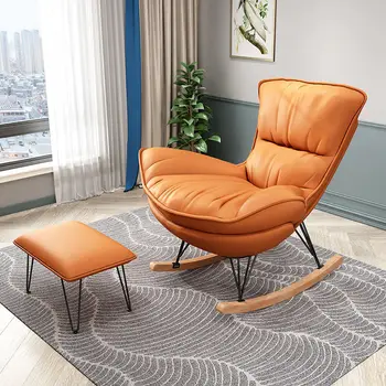 Скандинавское интернет-кресло-качалка для знаменитостей, кресло для ленивого отдыха, домашнее кресло-качалка, гостиная, балкон для сна, односпальный диван-кресло