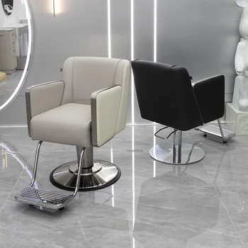 Современные роскошные парикмахерские кресла, профессиональная парикмахерская, парикмахерские кресла, мебель для парикмахерского салона, подъемник для салона красоты, вращающееся кресло Z 15