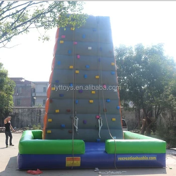 Спортивная игровая надувная стена для скалолазания для детей и взрослых 15