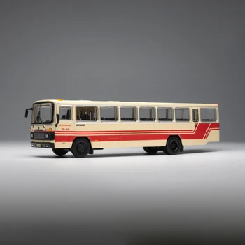 Статическая металлическая модель автобуса, орнамент в масштабе 1: 110, Автобус Пекин 930, Автобус для взрослых и детей, Праздничный подарок, Сувенирная игрушка, Автомобиль для литья под давлением