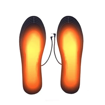 Стельки для обуви с USB-подогревом, Электрическая грелка для ног, грелка для ног, Моющийся, Режущийся Размер, Зимние спортивные Согревающие стельки с подогревом
