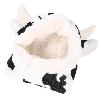Трансформирующая шляпа для собак и коров, плюшевая кепка, украшение для вечеринки, джинсовый наряд, мини-ковбойские шляпы, косплей-костюм, невероятно 8