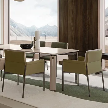 Удобные обеденные стулья в скандинавском стиле, Передвижной балкон для гостиной, дизайнерское кресло для современных мероприятий, Итальянская минималистичная мебель Sillas GPF5YH 5