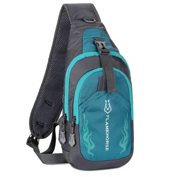 Уличная повседневная спортивная нагрудная сумка для мужчин, женщин, сверхлегкая сумка для верховой езды, водонепроницаемая нагрудная сумка из ткани Оксфорд 17