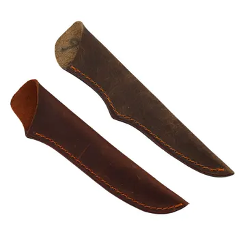 Универсальные ножны для длинного ножа первого слоя из воловьей кожи, ножи для брюк, кожаные ножны для ножей, набор ножей для обвалки раковин 12