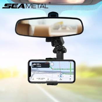 Универсальный зажим Для автомобильного телефона, Кронштейн для зеркала заднего вида, Вращающийся на 360 градусов Видеорегистратор/GPS, Держатель мобильного телефона, Поддержка автотоваров