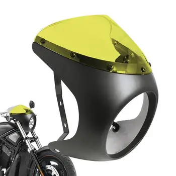 Универсальный мотоцикл Контрастного цвета, Ветроотражатель лобового стекла, обтекатель ветрового стекла для Suzuki Cafe