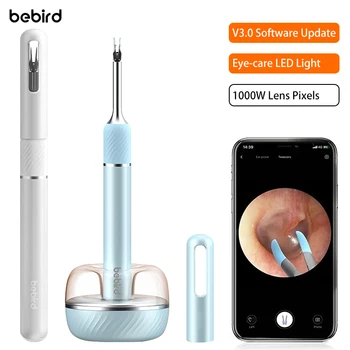 Ушные вкладыши Bebird Smart HD Visual Note5 Pro 1000 Вт, Эндоскоп, инструмент для удаления ушной серы, мини-камера, Очиститель для здоровья со светодиодной подсветкой 14