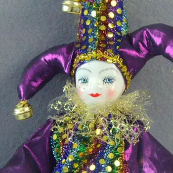 Фарфоровые куклы-клоуны ручной работы, винтажная мягкая игрушка-клоун для художественных промыслов, коллекция подарков на день рождения, сувениры