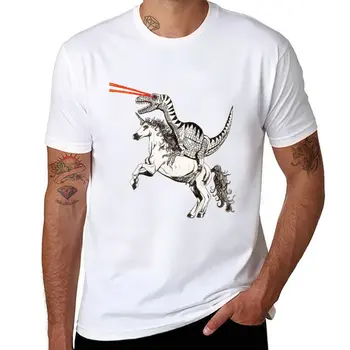 Футболка Raptor & Unicorn, спортивная рубашка, футболки для мальчиков, футболки оверсайз, футболки с кошками, мужские футболки 13
