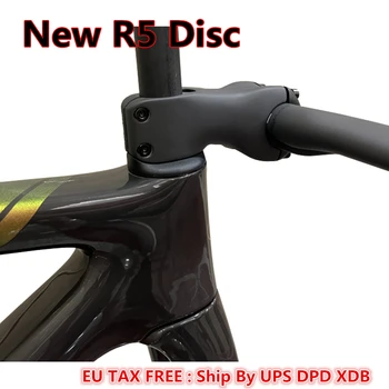 Хамелеон Черный R5 Дорожный Карбоновый Каркасный Диск 48-58 см T1000 UD Велосипедный Каркасный Вынос Руля От DPD UPS XDB Для ЕС