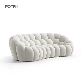 Хлопковый диван в форме тыквы в форме Hxl Rochburg, мягкий футбольный диван с пузырчатым изгибом