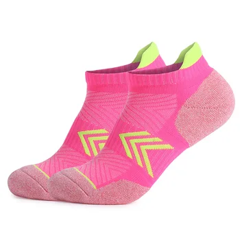 Хлопчатобумажные женские носки Coolmax, спортивные носки для бега, Велоспорт, езда на велосипеде, футбол, дышащие тапочки Basketball Sox 1