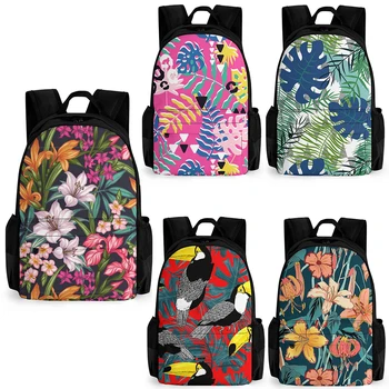 Цветочный рюкзак Регулируемый Дорожный Рюкзак Дизайнерская сумка с индивидуальным принтом Многофункциональная сумка С Дышащими Плечевыми ремнями