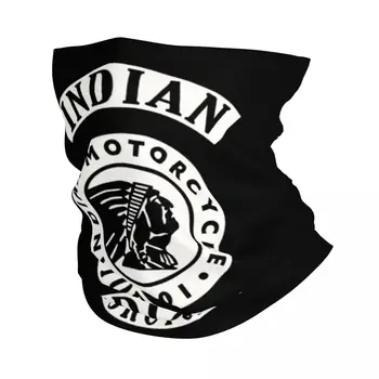 Черная пятница Индийские Винтажные мотоциклы Бандана Шейный платок Маска с принтом Шарф Многофункциональная маска для лица Унисекс для верховой езды Ветрозащитный 2