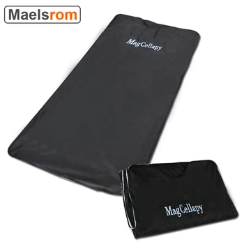 Черное цифровое Складное согревающее одеяло для похудения, формирователь тела, Носимое утяжеляющее одеяло, аппарат для детоксикационной терапии.