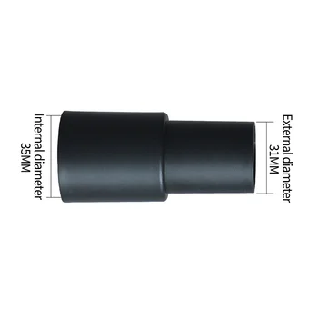 Черный пластиковый адаптер 75 мм Для подключения деталей преобразователя пылесоса, аксессуар для 32-35 мм, практичный 32-35 мм 2