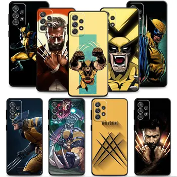 Чехлы Marvel Wolverine для Samsung Galaxy A54 A53 A52 A12 A13 A32 A33 A23 A51 A71 A21 A32 A31 A72 A11 A22 4G 5G 17