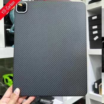 Чехол из углеродного волокна YTF-Carbon для iPad mini6/10/11/12.9 легкая, тонкая матовая задняя крышка с защитой от падения для mini6 10