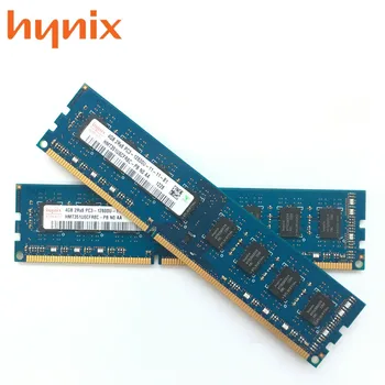 чипсет hynix Память ПК RAM Memoria Модуль настольного компьютера DDR3 8GB (2pcsX4GB) PC3 12800U 4G 1600 МГЦ 8