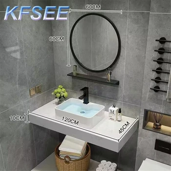 шкаф для ванной Sweet Kfsee длиной 120 см (без зеркала) 7